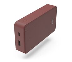 HAMA Colour 20 červená / Powerbanka / 20000 mAh / 1x USB-C / 1x USB-A / 5V / 3A