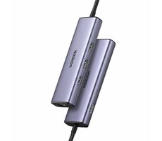 Ugreen CM512 USB Hub 6v1 USB-C sivá / 3x USB 3.0 / 1x HDMI (4K) / 1x RJ45 / 1x USB-C (PD)