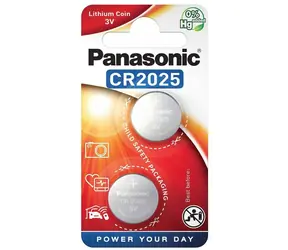 Panasonic Lítiová batéria CR2025 3V 2ks/blister