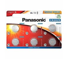 Panasonic Lítiová batéria CR2025 3V 6ks/blister