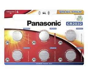 Panasonic Lítiová batéria CR2032 3V 6ks/blister
