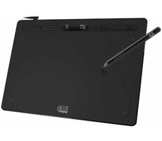 Adesso Cybertablet K12 čierna / grafický tablet / 360 x 255 cm / 5080 LPI / 8192 úrovní tlaku / 8 program. tlač. / USB-C
