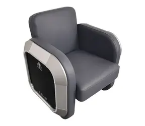 E-BLUE EEC346-11 Herná sofa šedá / syntetická koža / nosnosť až 200 kg