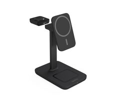 Epico Spello Bezdrôtová nabíjacia stanica s podporou MagSafe 3v1 čierna / až 23W