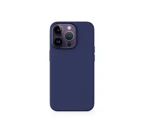 Epico Silikónový kryt pre iPhone 14 Pre modrá / s podporou uchytenia MagSafe