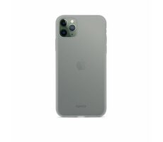 Epico Silicone Case púzdro pre iPhone 11 Pro Max - čierna transparentná
