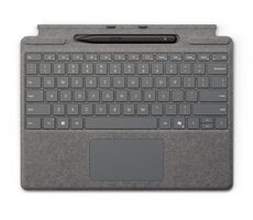 Microsoft Surface Pro Signature Keyboard + Pen 2024 (ENG) platinová / Klávesnica pre Surface Pro / pero / UK layout 