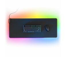 Hyte CNVS Intense Play Mat qRGB čierna / herná podložka pod klávesnicu a myš / 900x370x5 mm