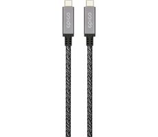 Epico Thunderbolt 4 opletený kábel 1.5m vesmirně šedá