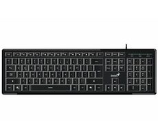 Genius Slimstar 820 čierna / Drôtová klávesnica / podsvietená / Copilot / USB / CZ+SK layout