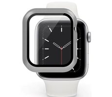 Epico Sklenený ochranný kryt pre Apple Watch 4/5/6/SE (44 mm) strieborná