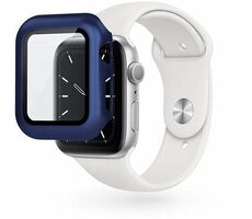 Epico Sklenený ochranný kryt pre Apple Watch 4/5/6/SE (44 mm) modrá