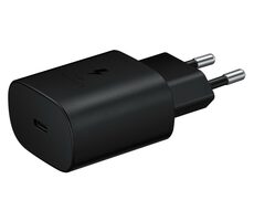 Samsung Napájací adaptér s rýchlonabíjaním (25W) bez kábla čierna - krabička / USB-C / 3A 