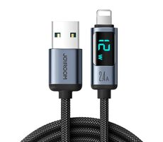 Joyroom S-AL012A16 Nabíjací kábel Prism USB-A (M) - Lightning (M) 2.4A 1.2m čierna 