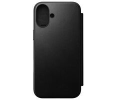 Nomad Modern Leather Folio púzdro pre Apple iPhone 16 PLUS čierna