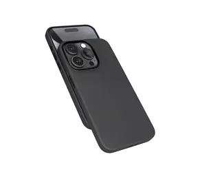 Epico Mag+ Leather Case Zadný kryt s MagSafe pre iPhone 15 Pro Max čierna