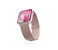Epico Milanese+ Strap remienok pre Apple Watch 38/40/41mm ružovo zlatá