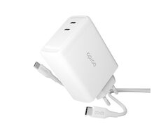 Epico GaN USB-C nabíjačka 100W biela / kábel USB-C 2m