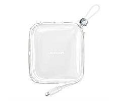 Joyroom JR-L005 biela / Power Bank / 10000mAh / kábel Lightning / 1x USB-A / 1x USB-C / 3 A