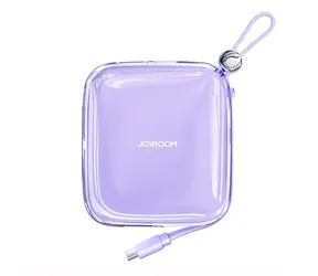 Joyroom JR-L004 Jelly fialová / Power Bank / 10000mAh / kábel USB-C / 1x USB-A / 1x USB-C / 2.4 A 