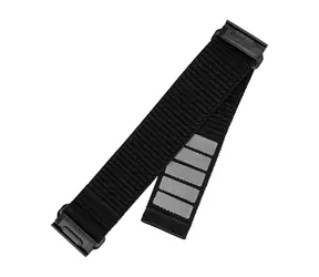 FIXED Nylonový remienok Nylon Sporty Strap pre Garmin QuickFit 22mm čierny
