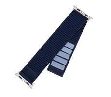 FIXED Nylonový remienok Nylon Sporty Strap pre Apple Watch Ultra 49mm tmavomodrý