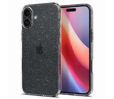 Spigen Liquid Crystal Glitter ochranný kryt pre Apple iPhone 16 PLUS crystal quartz