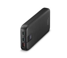 HAMA 201718 PD 10 čierna / Powerbanka / 10000 mAh / 2x USB-C / 1x USB-A / PD / QC / 20W