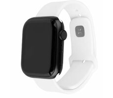 FIXED Set silikónových remienkov Silicone Sporty Strap pre Apple Watch 42/44/45mm biely