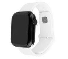 FIXED Set silikónových remienkov Silicone Sporty Strap pre Apple Watch Ultra 49mm biely / dopredaj