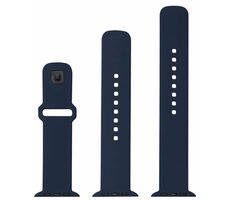 FIXED Set silikónových remienkov Silicone Sporty Strap pre Apple Watch 38/40/41mm modrý