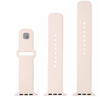 FIXED Set silikónových remienkov Silicone Sporty Strap pre Apple Watch 38/40/41mm ružový
