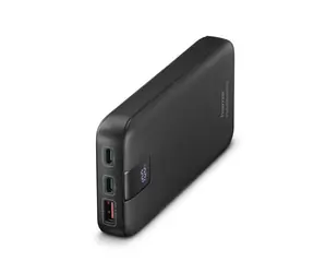 HAMA 201719 PD 20 čierna / Powerbanka / 20000 mAh / 2x USB-C / 1x USB-A / PD / QC / 20W