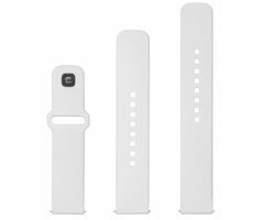 FIXED Set silikónových remienkov Silicone Sporty Strap s Quick Release 20mm pre smartwatch biely