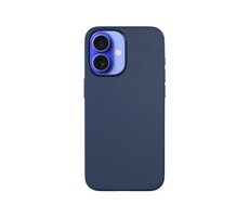 Epico Mag+ Leather ochranný kryt s MagSafe pre Apple iPhone 16 PLUS modrá