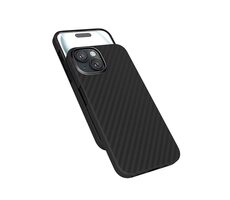 Epico Mag+ Carbon ochranný kryt s MagSafe pre Apple iPhone 16 PLUS čierna