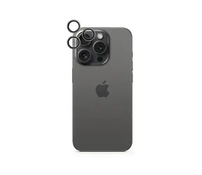 Epico Aluminium Lens Protector ochranné sklo fotoaparátu pre Apple iPhone 16 Pro & Pro Max čierna
