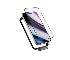 Epico ImpactBuffer Glass 3D Ochranné sklo pre Apple iPhone 16 Pro Max/s inštalačným rámčekom
