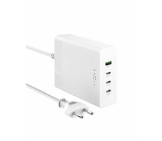 FIXED Charging Station (PD 3.0) 200W 1.5m biela / Sieťový predlžovací adaptér / 3x USB-C + USB