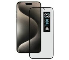 Obal:Me Privacy 5D Tvrdené Sklo pre Apple iPhone 15 Pro Max čierna