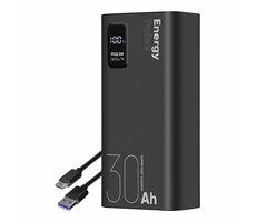 Obal:Me EnergyPulse Powerbanka 30000mAh 22.5W čierna