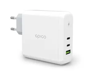 Epico GaN USB-C nabíjačka 100W biela / 2x USB-C / 1x USB-A