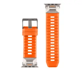 Tactical Tough Band pre Apple Watch Ultra Safety Orange/Silver