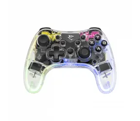 White Shark GPW-8039 LEGION transparentný / Bezdrôtový gamepad / PS3 & PS4 & PC & Android & iOS