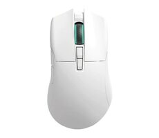 Darmoshark N3 biela / Herná bezdrôtová myš / 26000DPI / 7 tlačidiel / USB-C / BT / 2.4G 