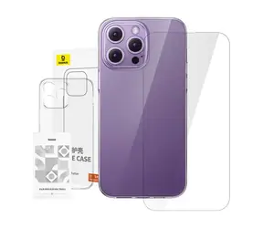 Baseus P60115401201-01 Číre púzdro pre iPhone 14 Pro Max + tvrdené sklo