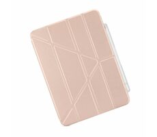 Pipetto Origami No3 Pencil Case Ochranný kryt pre Apple iPad 10.9" (2022) metalicky ružová