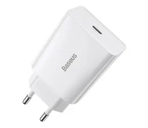 Baseus CCFS-SN02 Speed Mini Rýchlonabíjačka biela / 20W / USB-C