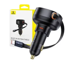 Baseus C00057802111-01 Enjoyment Pro Nabíjačka do auta čierna / USB-C / 60W