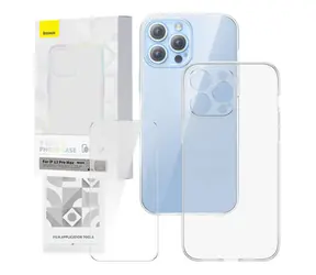 Baseus P60112201201-02 Corning Puzdro pre Apple iPhone 13 Pro Max číra / + tvrdené sklo